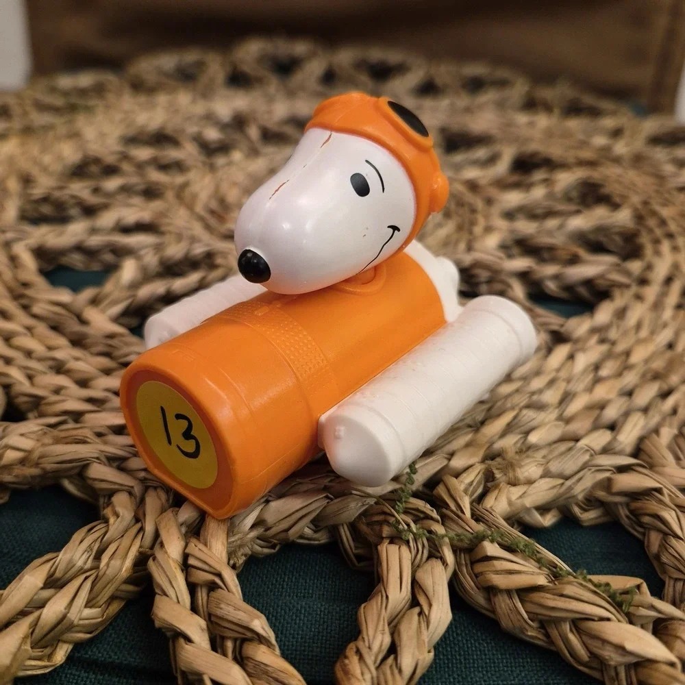 ✅2019 McDonald's Peanuts Snoopy NASA Space Happy Meal Toy Figure#️⃣13